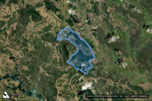 Imagem de satélite de Fazenda Córrego da Pedra - Fazenda Córrego da Pedra em Pavão - MG