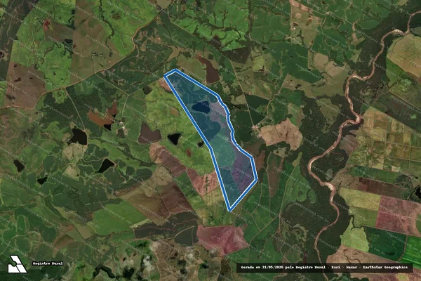 Imagem de satélite de Granja Nossa Senhora da Conceição em Cachoeira do Sul - RS