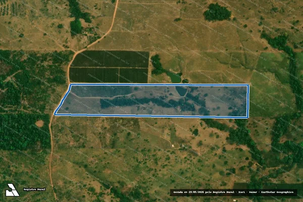 Imagem de satélite de SÍTIO NOSSA SENHORA - LOTE 37-10 - GLEBA 04 - GLEBA RIO BRANCO - SETOR RIO BRANCO V - Parte 2 em Alta Floresta D'Oeste - RO