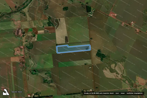 Imagem de satélite de Lote 14 - Quadra 25  - Lote 14 em Douradina - MS