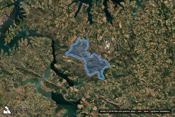 Imagem de satélite de Fazenda Bonanza - Fazenda Bonanza em Guapé - MG