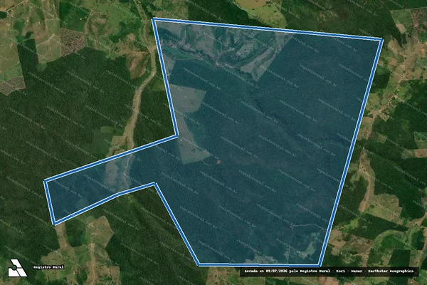 Imagem de satélite de FAZENDA POUSO DA SERRA, RENASCER E PEDRA BONITA - Gleba A em Arame - MA