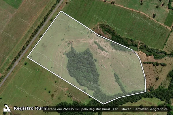 Imagem de satélite de FAZENDA SANTA VITÓRIA - Parte 1 em Ibiá - MG