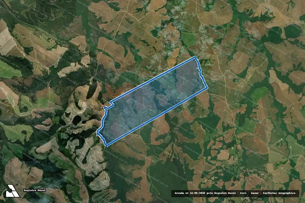 Imagem de satélite de FAZENDA NOVA QUERENCIA - Matrícula 19054 em Lapa - PR