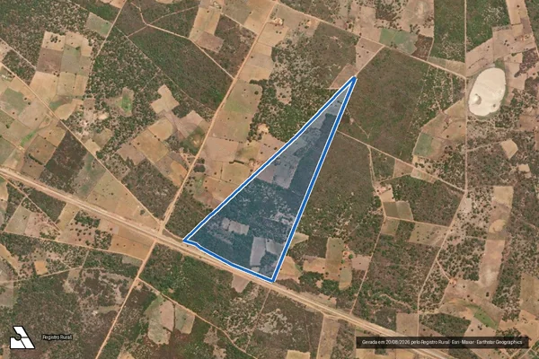 Imagem de satélite de BAIXA DO MEDRADO - Parcela 01 em São Francisco de Assis do Piauí - PI