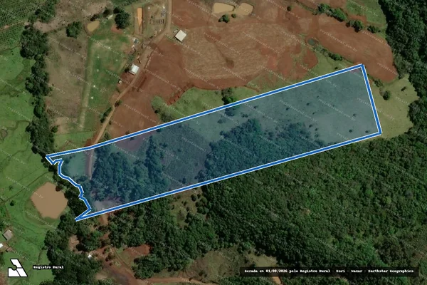 Imagem de satélite de Jordão - Parte 1 em Guarapuava - PR