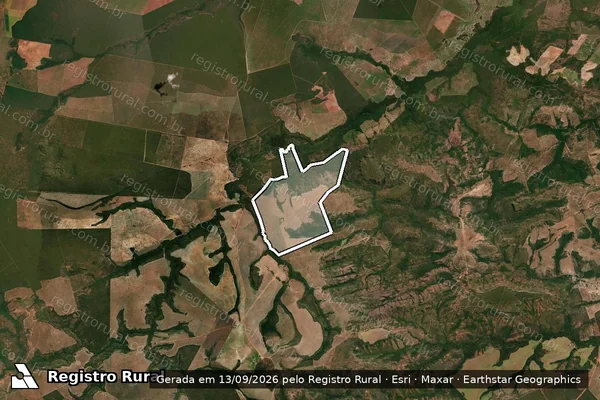 Imagem de satélite de LOTE 27 - FAZENDA ESMERALDA
