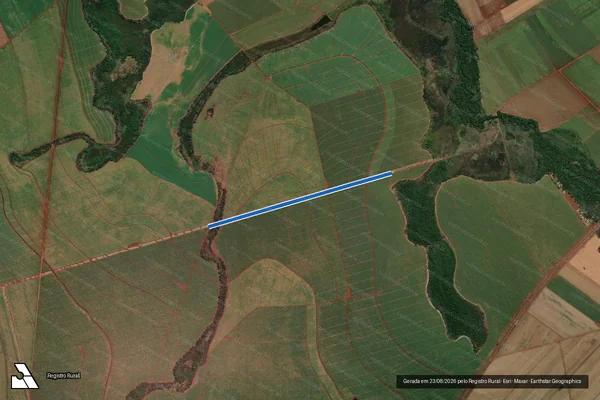Imagem de satélite de Fazenda Água Branca - Gleba C em Barrinha - SP