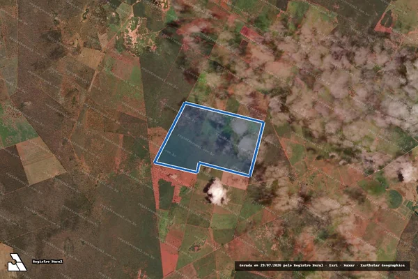 Imagem de satélite de Fazenda Gameleira - Parte 1 em Janaúba - MG