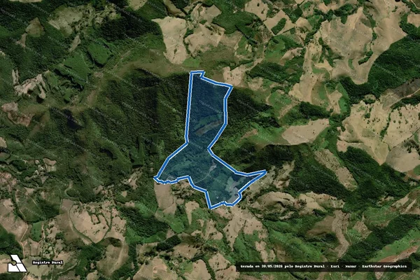 Imagem de satélite de GUAPIARA - 01 em Aiuruoca - MG