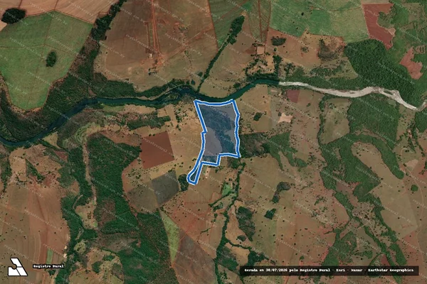 Imagem de satélite de FAZENDA SANTA RITA - em Ituiutaba - MG