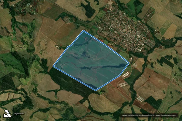 Imagem de satélite de LOTE 28 - 001 em Quinta do Sol - PR