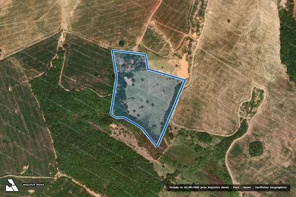 Imagem de satélite de Fazenda Olhos D água - Parte 2 em Padre Bernardo - GO