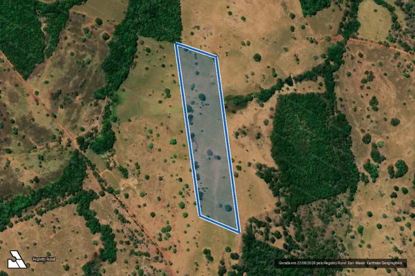 Imagem de satélite de Fazenda Invernada - PARCELA 02 em Pilar de Goiás - GO