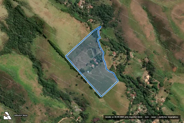 Imagem de satélite de Fazenda Brejetuba - Parte - Parcela 2 em Cruzeiro - SP