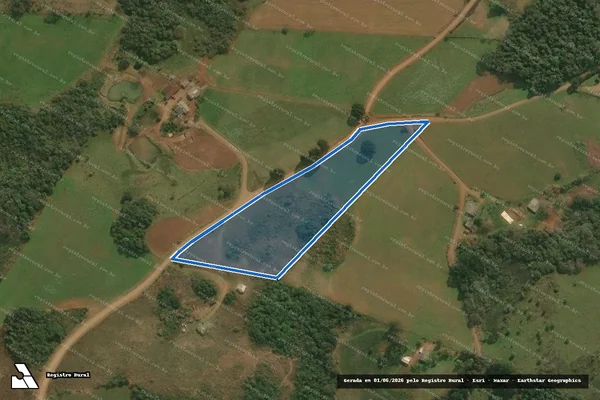 Imagem de satélite de PE Nova Esmeralda - LOTE 25B em Pinhal da Serra - RS