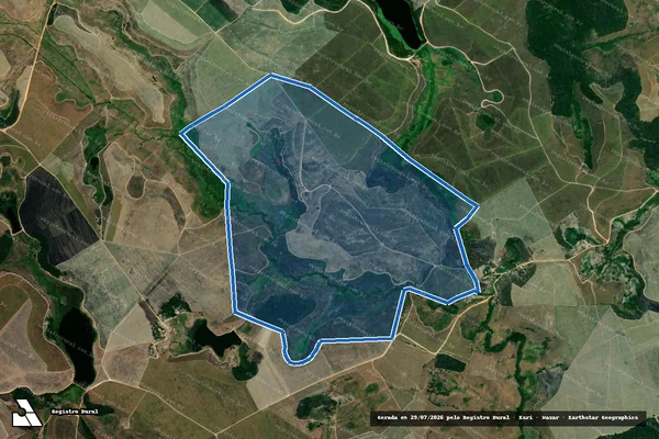 Imagem de satélite de FAZENDA PAUS BRANCO - PARTE 01 em Murici - AL