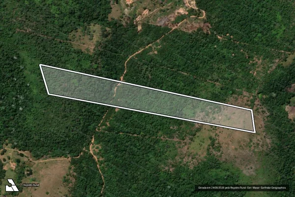 Imagem de satélite de FAZENDA CÓRREGO GRANDE - Parte 5 em Caraí - MG