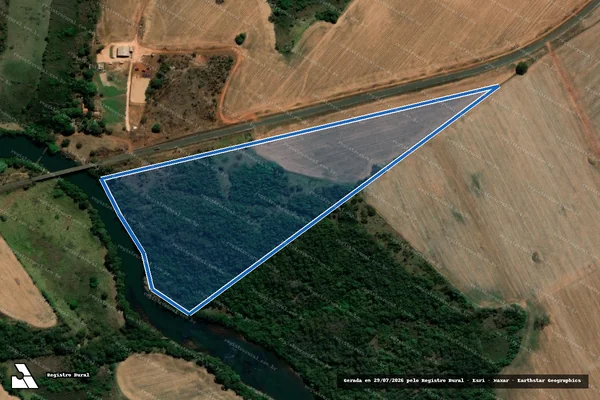 Imagem de satélite de FAZENDA CERCADO - PARTE 2 em Paraúna - GO