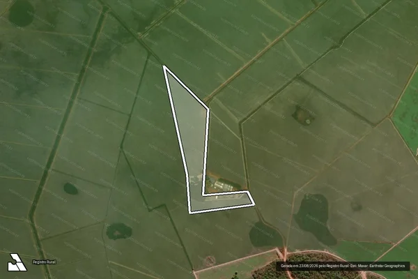 Imagem de satélite de Fazenda Foguete? Partes dos Lotes 25 e 26 do Lotº Cana Brava - Gleba 02 em Lagoa da Confusão - TO