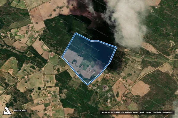 Imagem de satélite de SITIO CHA DA PIA - Parte 1 em Areia - PB