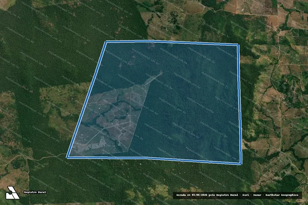 Imagem de satélite de FAZENDA SÃO JOÃO - I em Colniza - MT