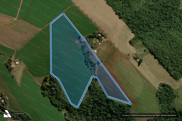 Imagem de satélite de LOTE 091 ? PA NOVA ITAÚNA - LOTE 091B em Manoel Ribas - PR