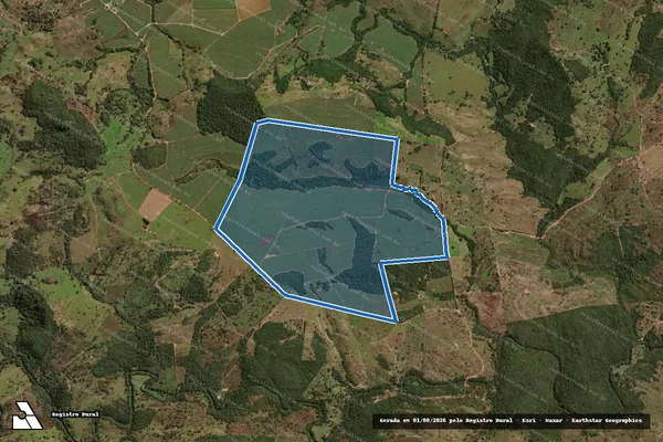 Imagem de satélite de FAZENDA FERRADURA - GLEBA 01 em Nova América - GO