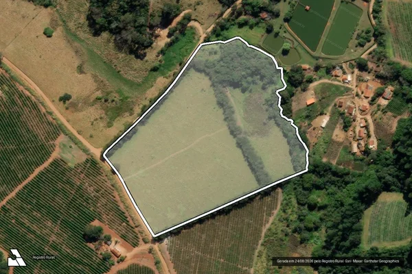 Imagem de satélite de Sitio dos Farias - Parcela 1 em Monte Sião - MG