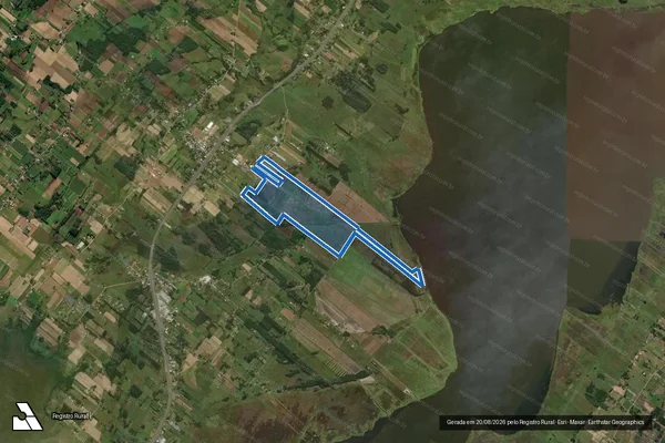 Imagem de satélite de ÁREA VSC - Parcela 1 em Santa Rosa do Sul - SC