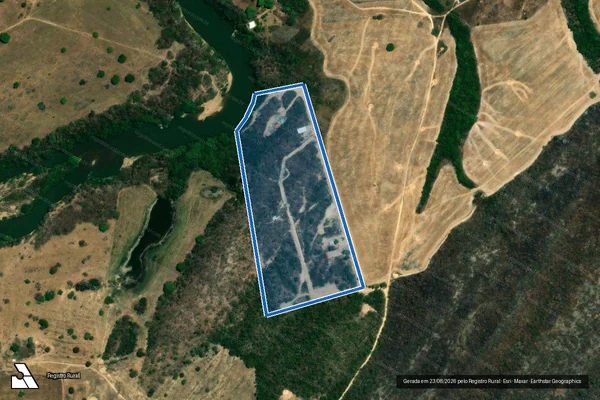 Imagem de satélite de FAZENDA SANTO ANTÔNIO - Gleba 01 em Niquelândia - GO