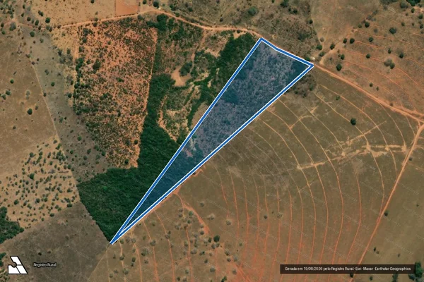 Imagem de satélite de FAZENDA SÍTIO  PARCELA02 - PARCELA 05B em Unaí - MG