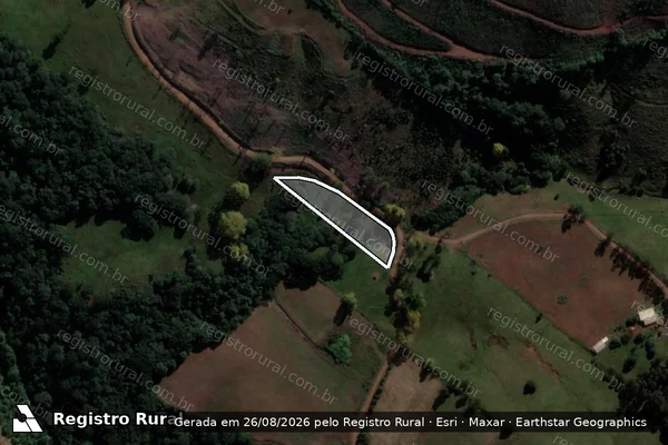Imagem de satélite de FAZENDA JACO BISATTO - FAZENDA JACO BISATTO - GLEBA B em Ponte Serrada - SC