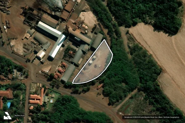 Imagem de satélite de Fazenda São Carlos - Lote nº 09, do Quinhão nº 15. - Fazenda São Carlos - Lote nº 09, do Quinhão nº 15. em Bandeirantes - PR