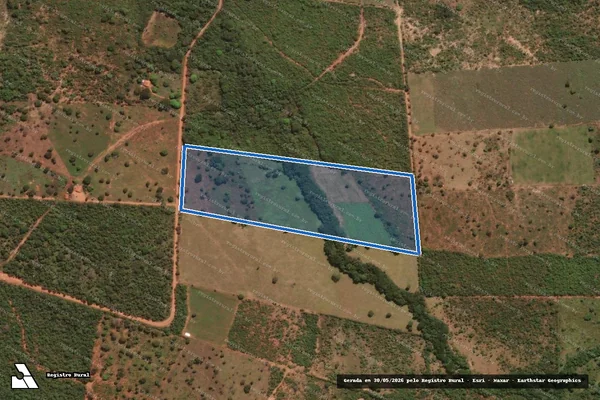 Imagem de satélite de LOTE ? 39 GLEBA B ? P.A. GRANDE BORÁ - LOTE ? 03A ? P.A. GRANDE BORÁ em Arinos - MG