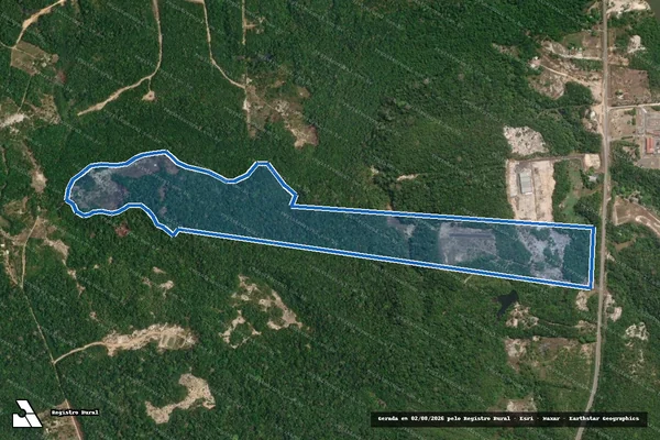 Imagem de satélite de SITIO DA VOVO- LOTE 24 - Parte 1 em Manaus - AM