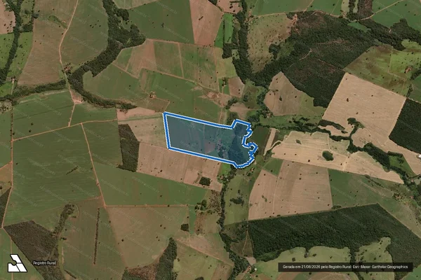 Imagem de satélite de FAZENDA SÃO JOSÉ em Piracanjuba - GO