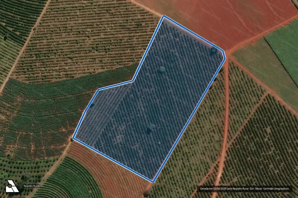 Imagem de satélite de Sitio Santo Antonio - Parcela 1 em Mogi Guaçu - SP
