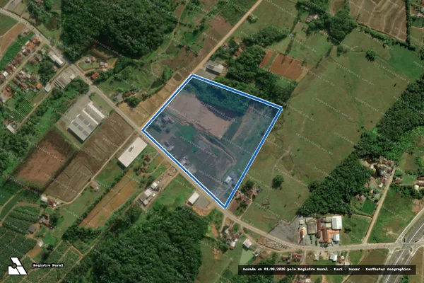 Imagem de satélite de SÍTIO MAYER / SÍTIO MAYER em Guaramirim - SC