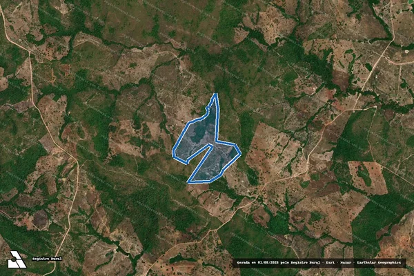 Imagem de satélite de PROJETO DE ASSENTAMENTO ANTONIO TAVARES - Lote 18 em Crixás - GO