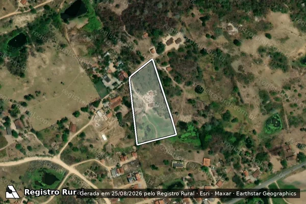Imagem de satélite de SÍTIO SÃO JOSÉ - Parte 1 em Alagoa Nova - PB