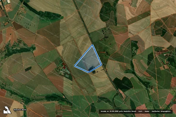 Imagem de satélite de FAZENDA AGUA BRANCA em Bariri - SP