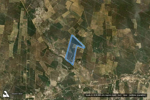 Imagem de satélite de GLEBA B - FAZENDA DEUS DARÁ - GLEBA A em Belo Campo - BA