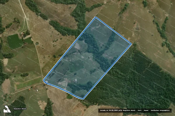 Imagem de satélite de FAZENDA BARREIRO - Parte 1 em Paranapanema - SP