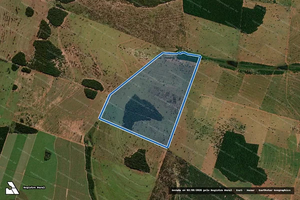Imagem de satélite de FAZENDA VITORIA - Parcela 1 em Nova Alvorada do Sul - MS