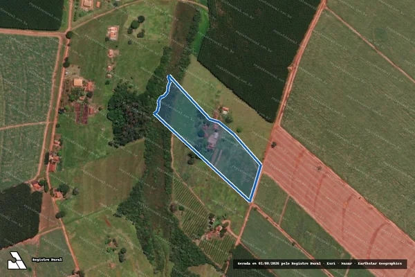 Imagem de satélite de SÍTIO SANTO AGOSTINHO I - SÍTIO SANTO AGOSTINHO I em Tabapuã - SP