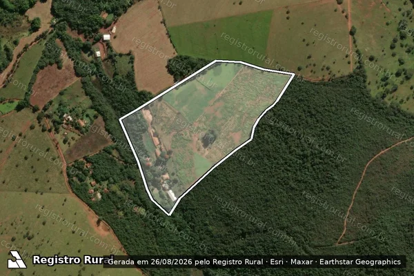 Imagem de satélite de ESTÂNCIA PARAISO - ANTONIO EUSTAQUIO em Itatiaiuçu - MG