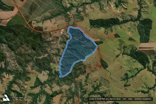 Imagem de satélite de Fazenda Boa Vista - Parte 1 em Bambuí - MG