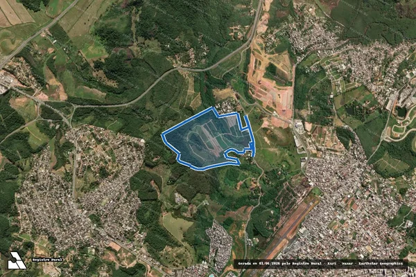 Imagem de satélite de SITIO TARTARUGA - Gleba 2 em Guarapari - ES