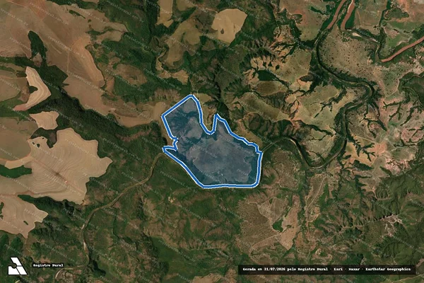 Imagem de satélite de FAZENDA XAVIER-6592 - FAZENDA XAVIER-6592 em Tesouro - MT